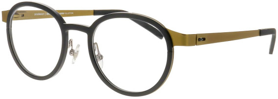 ProDesign Denmark ALUTRACK 1 glasses in Black/Mustard