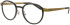 ProDesign Denmark ALUTRACK 1 glasses in Black/Mustard