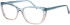 ProDesign Denmark AURA 1 glasses in Clear Blue/Peach