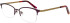 ProDesign Denmark BOW 1 glasses in Burgundy