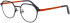 ProDesign Denmark BOW 3 glasses in Black/Dark Orange
