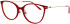 ProDesign Denmark DISC 1 glasses in Red