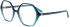 ProDesign Denmark ELATE 1 glasses in Blue Green