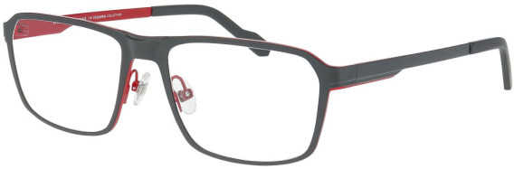 ProDesign Denmark FLAKE 4 glasses in Grey/Red