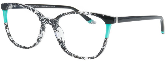 ProDesign Denmark GLOW 2 glasses in Black & White/Blue