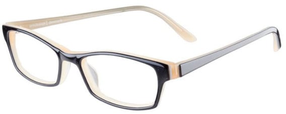 ProDesign Denmark Model 1700 glasses in Black/Orange