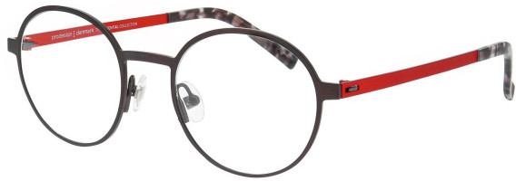 ProDesign Denmark STITCH 4 glasses in Grey/Red