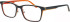 ProDesign Denmark TOPO 2 glasses in Black/Orange