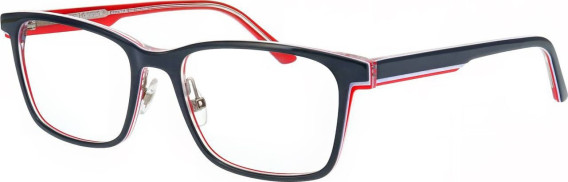 ProDesign Denmark TOPO 2 glasses in Dark Blue/Red