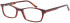 ProDesign Denmark TOPO 5 glasses in Red Brown