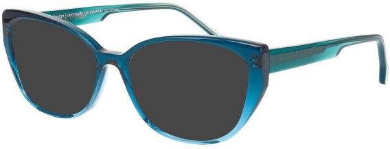 ProDesign Denmark AURORA 1 glasses in Blue/Green