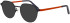 ProDesign Denmark BOW 3 glasses in Black/Dark Orange