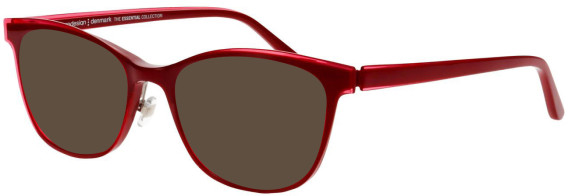 ProDesign Denmark CLEAR 1 glasses in Red