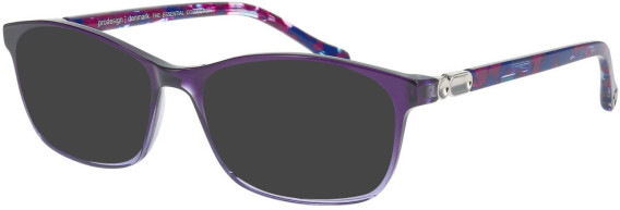 ProDesign Denmark CLEO 2 glasses in Purple/Clear Purple
