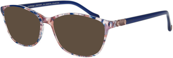 ProDesign Denmark CLEO 3 glasses in Clear Brown/Blue