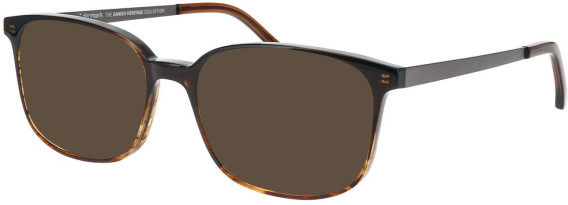 ProDesign Denmark EXTRUSION 3 glasses in Brown