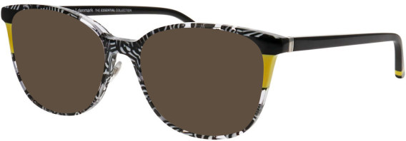 ProDesign Denmark GLOW 2 glasses in Black & White/Yellow