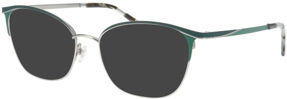 ProDesign Denmark LASH 3 glasses in Green/Silver