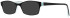 ProDesign Denmark Model 1700 glasses in Black/Light Blue
