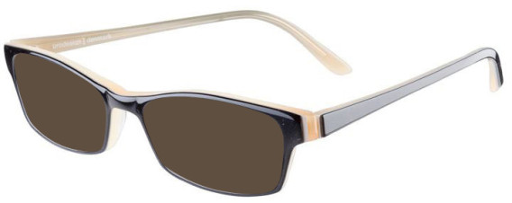 ProDesign Denmark Model 1700 glasses in Black/Orange