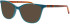 ProDesign Denmark Model 3656 glasses in Teal/Brown