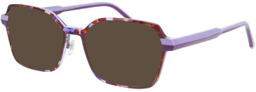ProDesign Denmark RADIANT 5 glasses in Purple Tortoise