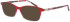 ProDesign Denmark SLIM 2 glasses in Red/Clear