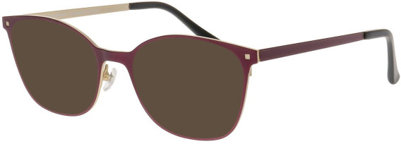 ProDesign Denmark SQUARE 2 glasses in Burgundy