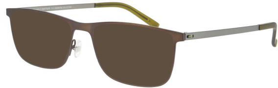 ProDesign Denmark STITCH 3 glasses in Brown/Green