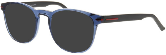 ProDesign Denmark STRIKE 1 glasses in Clear Blue