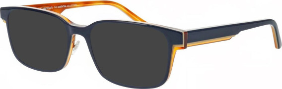ProDesign Denmark TOPO 1 glasses in Blue/Orange