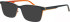 ProDesign Denmark TOPO 2 glasses in Black/Orange