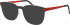 ProDesign Denmark TRAIL 1 glasses in Black/Orange