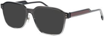 ProDesign Denmark TROY 1 glasses in Grey/Clear Grey