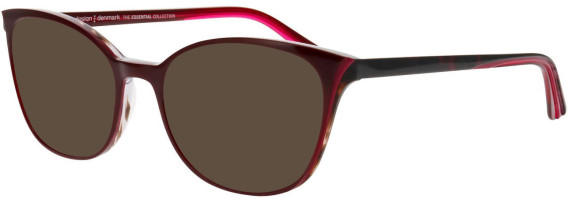 ProDesign Denmark WING 1 glasses in Burgundy/Red