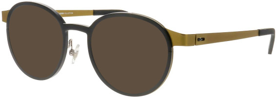 ProDesign Denmark ALUTRACK 1 glasses in Black/Mustard