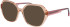 ProDesign Denmark AURORA 3 glasses in Peach