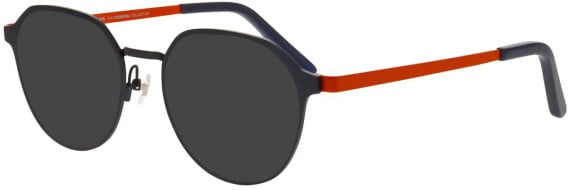ProDesign Denmark BOW 3 glasses in Black/Dark Orange