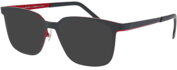 ProDesign Denmark CONVERT 4 glasses in Black/Red