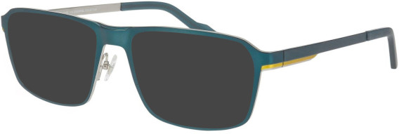ProDesign Denmark FLAKE 4 glasses in Teal/Yellow