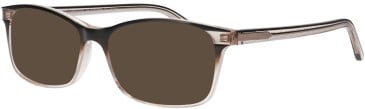 ProDesign Denmark Model 3642 glasses in Black/Clear Brown