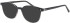 ProDesign Denmark Model 4790 glasses in Black/Clear Grey