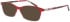 ProDesign Denmark SLIM 2 glasses in Red/Clear