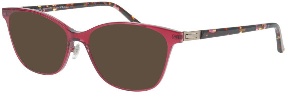 ProDesign Denmark SLIM 3 glasses in Clear Red/Purple