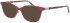 ProDesign Denmark SLIM 3 glasses in Clear Red/Purple