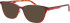 ProDesign Denmark TOPO 3 glasses in Brown/Red