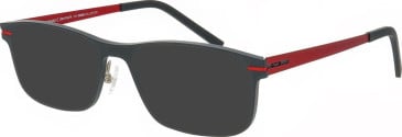 ProDesign Denmark TRAIL 4 glasses in Grey/Red