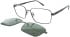 CAT CTSC-0013 CL glasses in Gunmetal/Green Tint