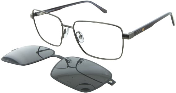CAT CTSC-0013 CL glasses in Gunmetal/Grey Tint