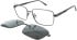 CAT CTSC-0013 CL glasses in Gunmetal/Grey Tint